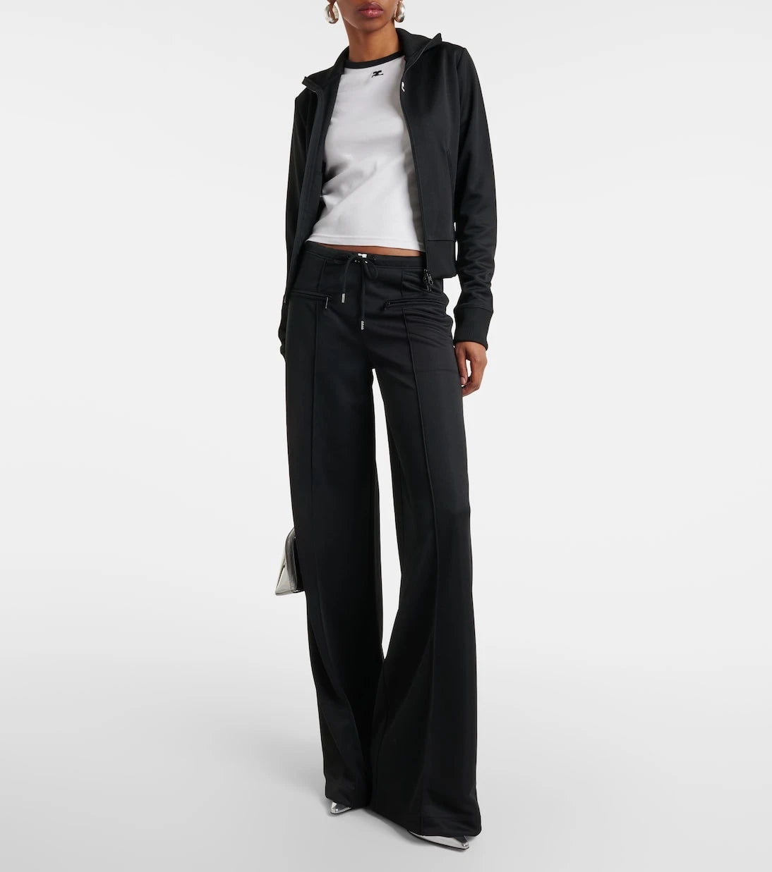 Courrèges - Interlock logo jersey track pants