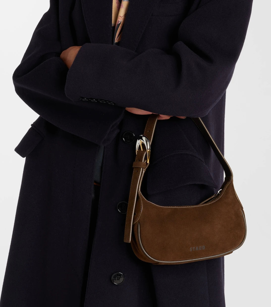 Staud - Owen suede shoulder bag