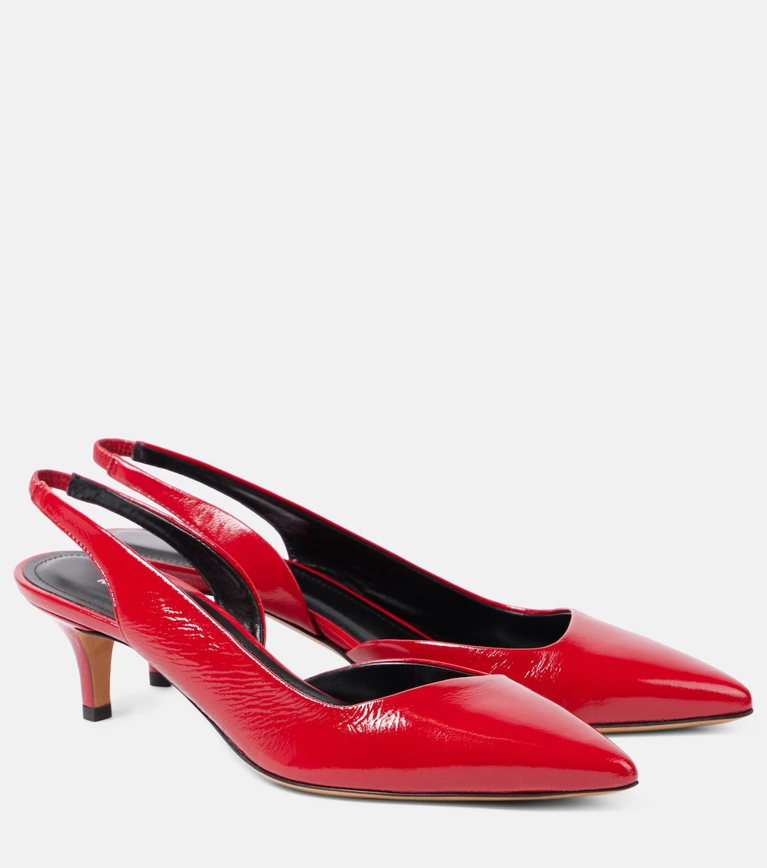 Isabel Marant - Piery patent leather slingback pumps