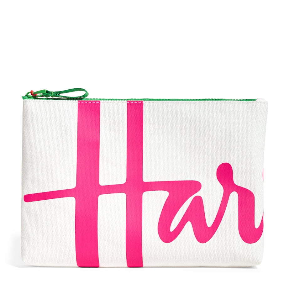 Medium Cotton Logo Pouch