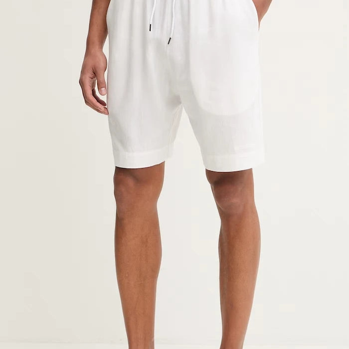 Emporio Armani Underwear Keten Kısa Pantolon
