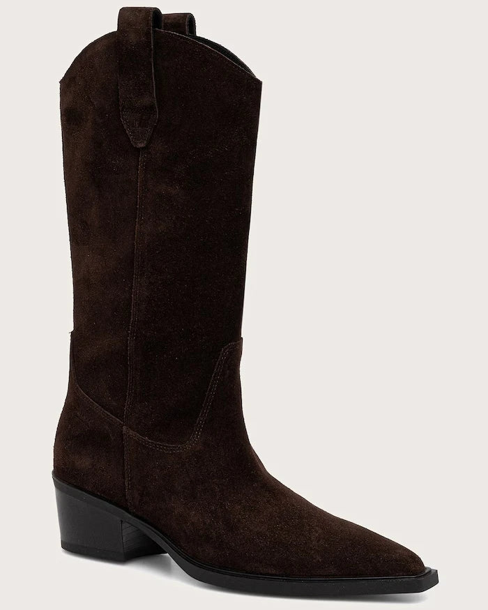 Vagabond Shoemakers kadın süet kovboy çizmeleri KELSEY