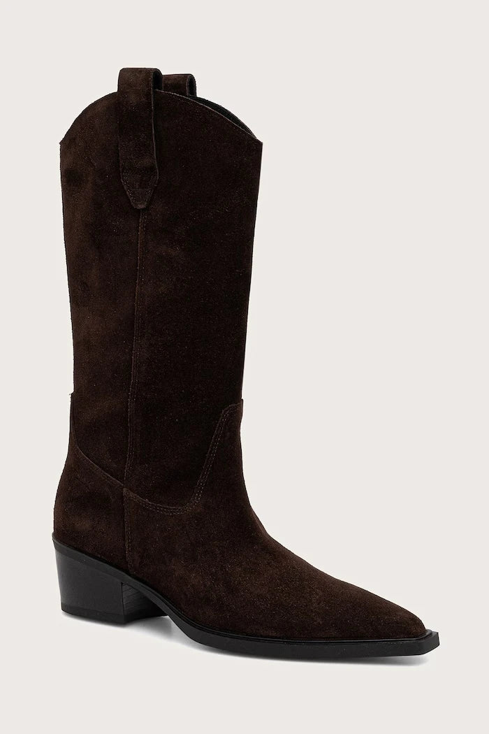 Vagabond Shoemakers kadın süet kovboy çizmeleri KELSEY
