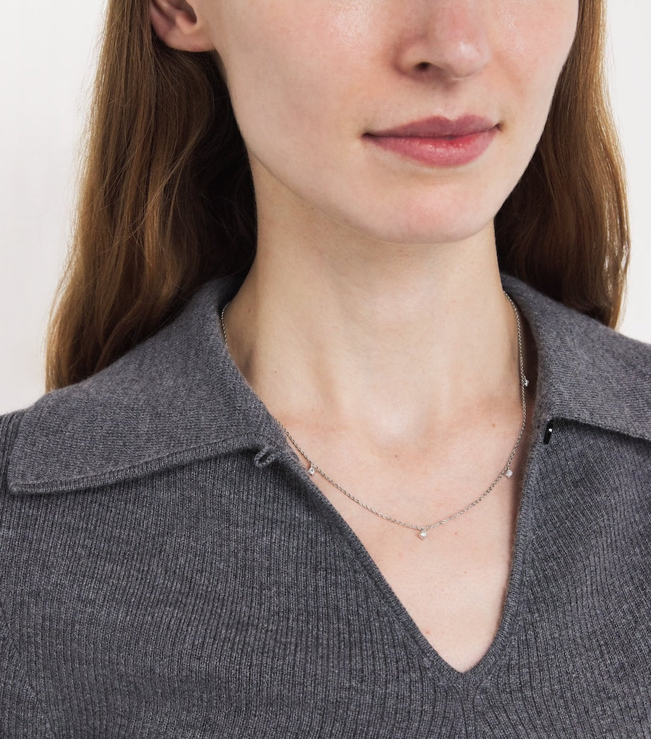 White Gold and Diamond Necklace (0.30ct)