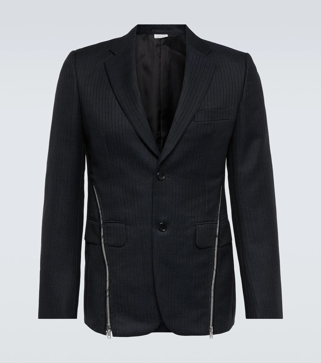 Comme des Garçons Homme Deux - Zip-embellished wool blazer