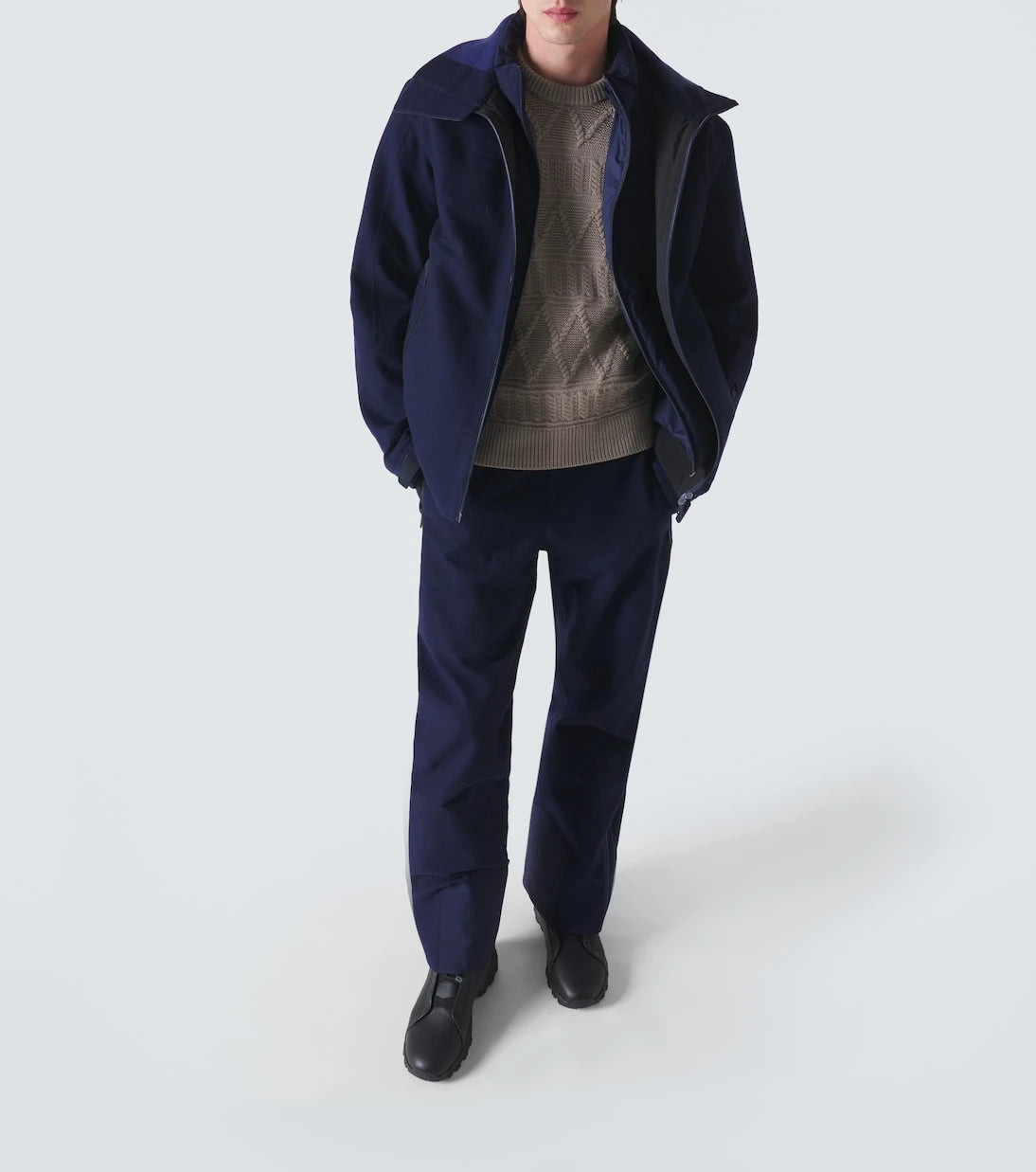 Zegna - جاكيت تزلج من الكشمير
