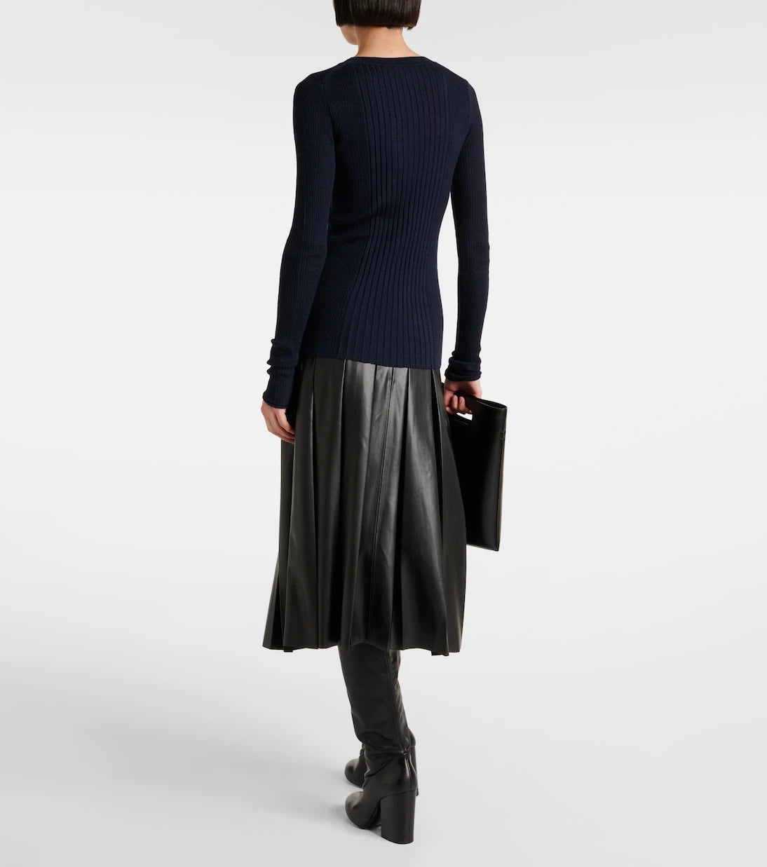 Proenza Schouler - كنزة Cassidy من الصوف والحرير