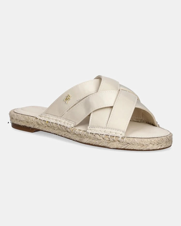 Tommy Hilfiger SATIN ESPADRILLE MULE Terlik
