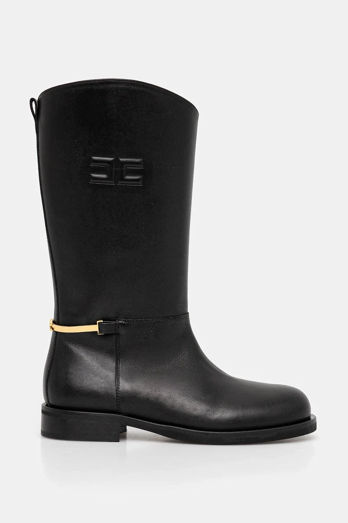 Детски кожени ботуши Elisabetta Franchi
