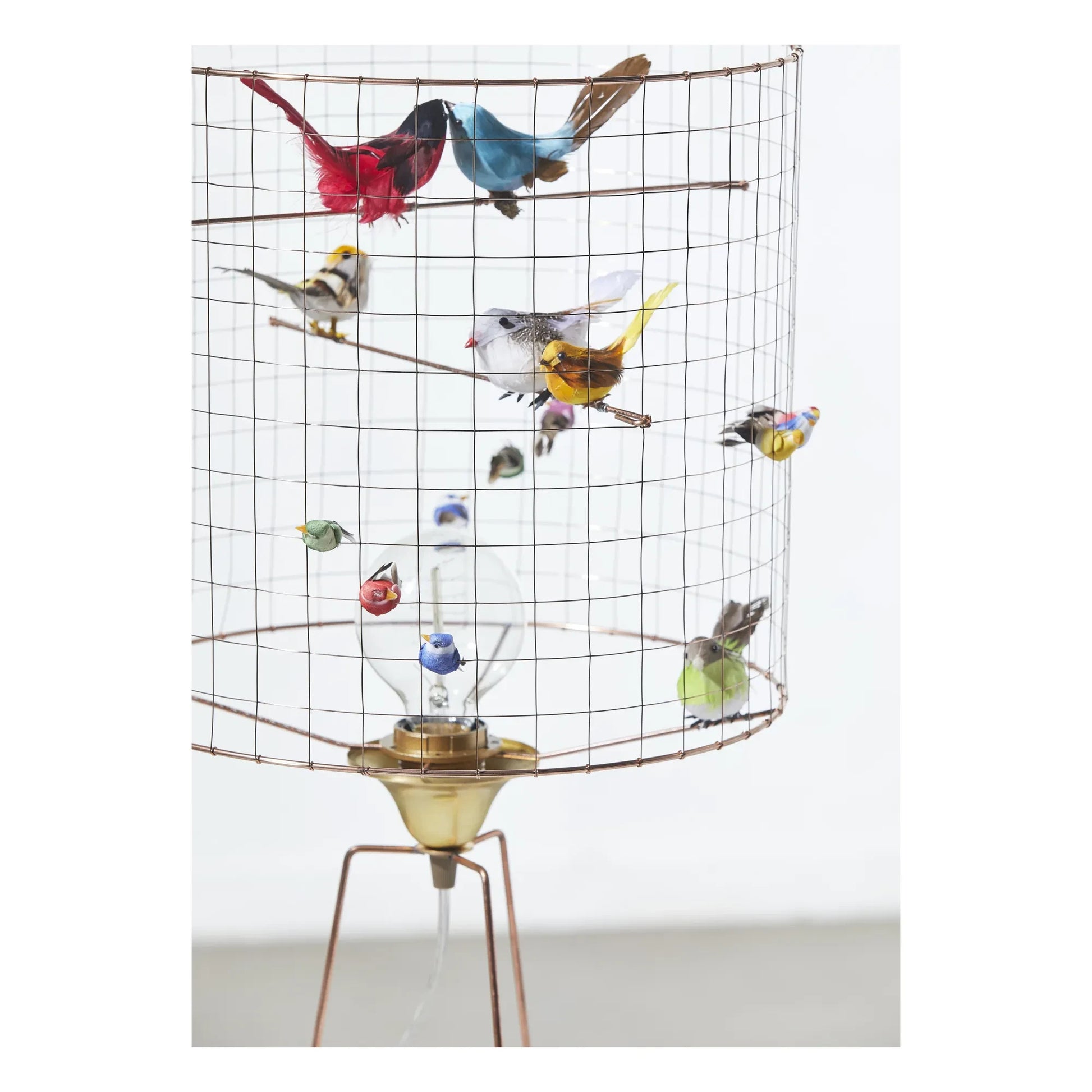 Mathieu Challières - Tall Birdcage Table Lamp