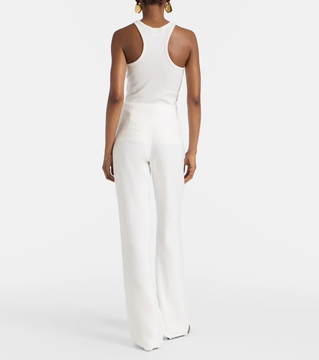 Veronica Beard - Jude linen-blend wide-leg pants