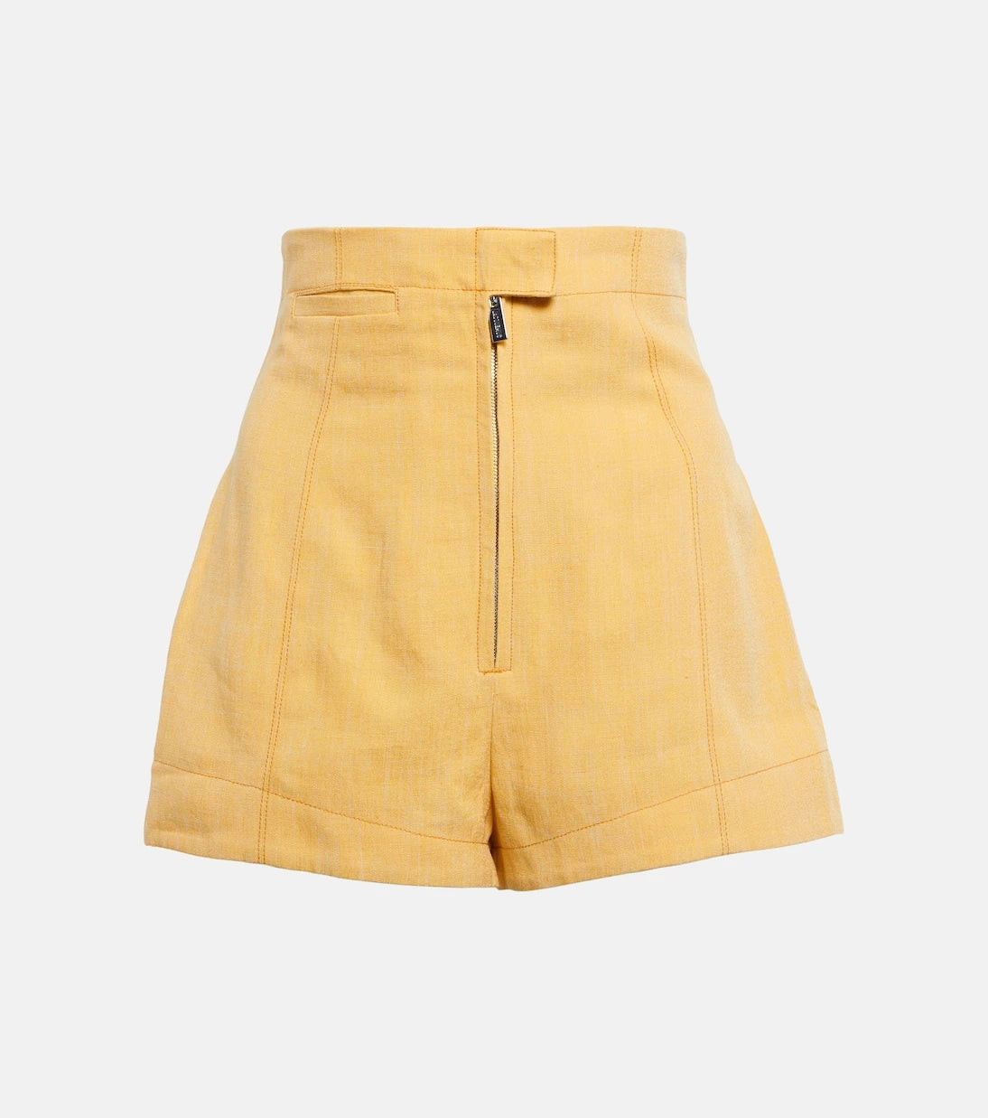Jacquemus - Le Short Areia high-rise linen-blend shorts