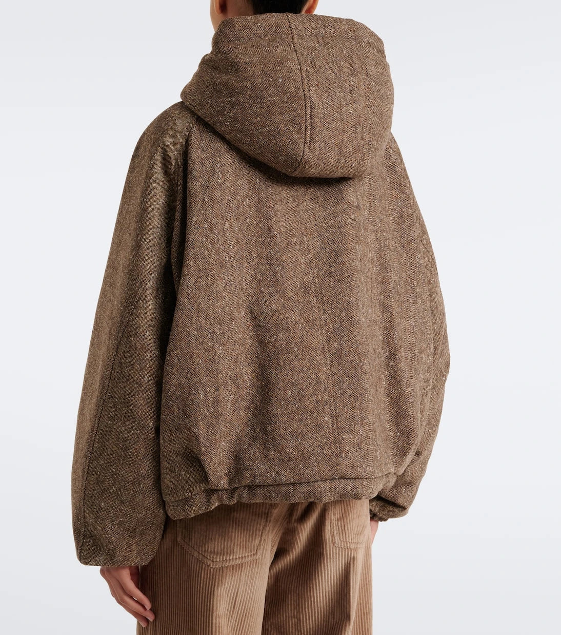 Brunello Cucinelli - Hooded wool-blend down jacket