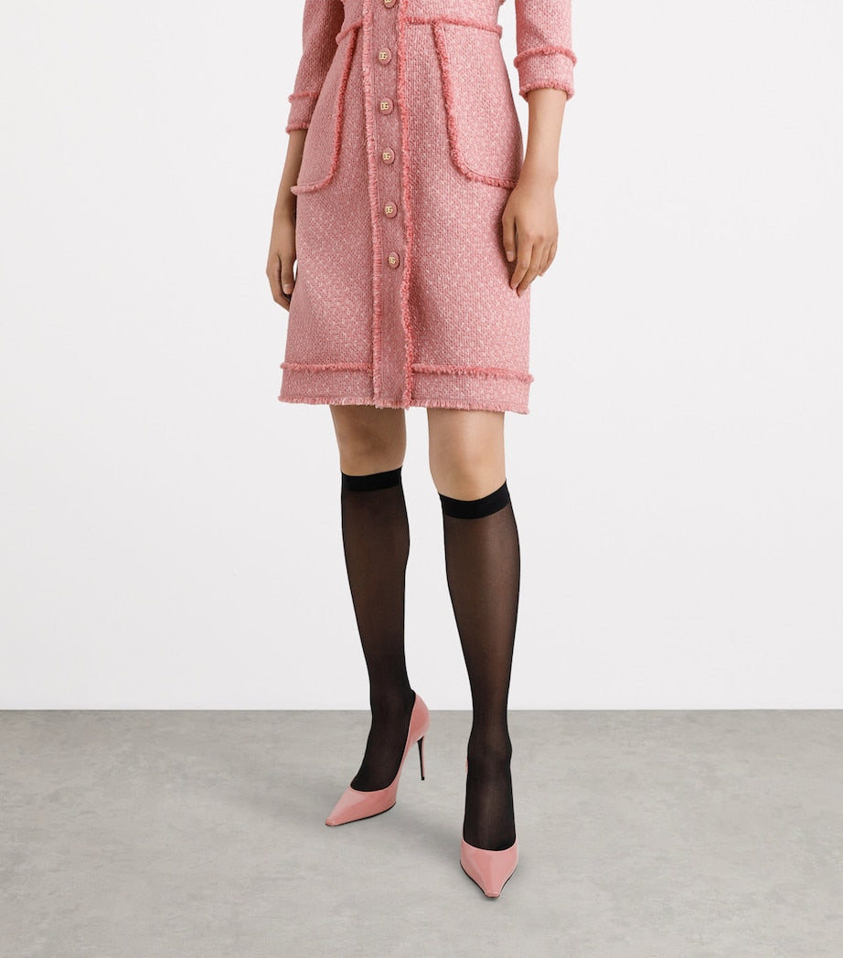 Wool-Blend Tweed Mini Dress