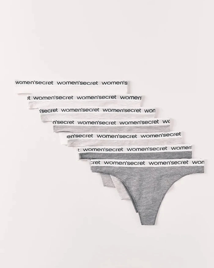 women'secret pamuklu kadın tanga 7'li