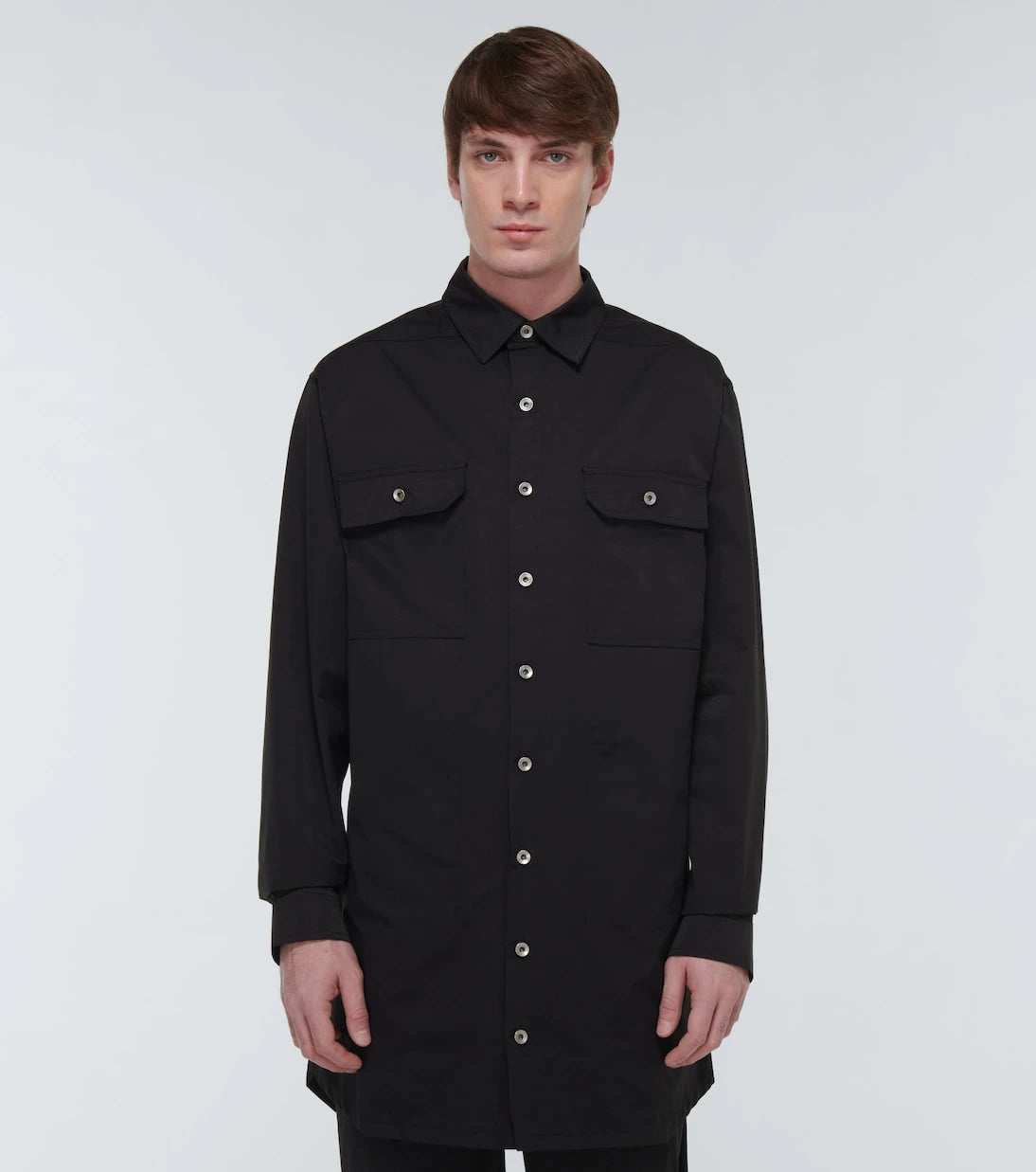 Rick Owens - Cotton-blend poplin overshirt