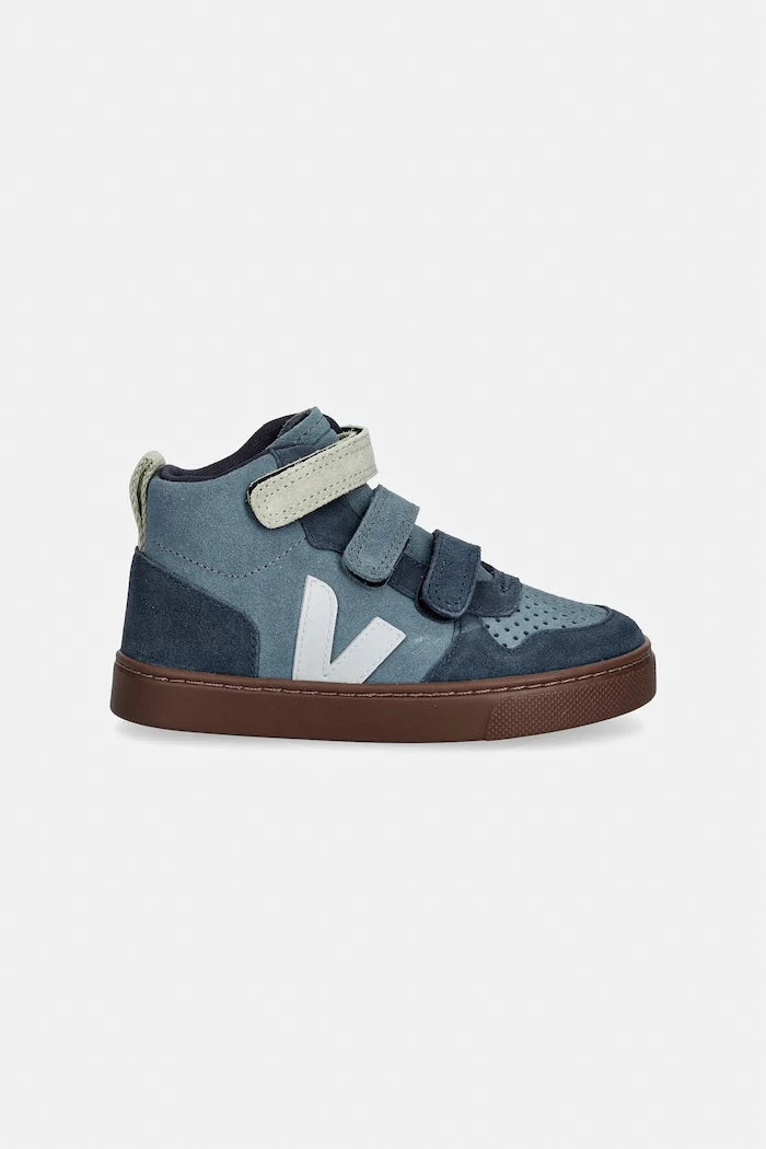 Veja Small V-10 Mid маратонки за деца от велур