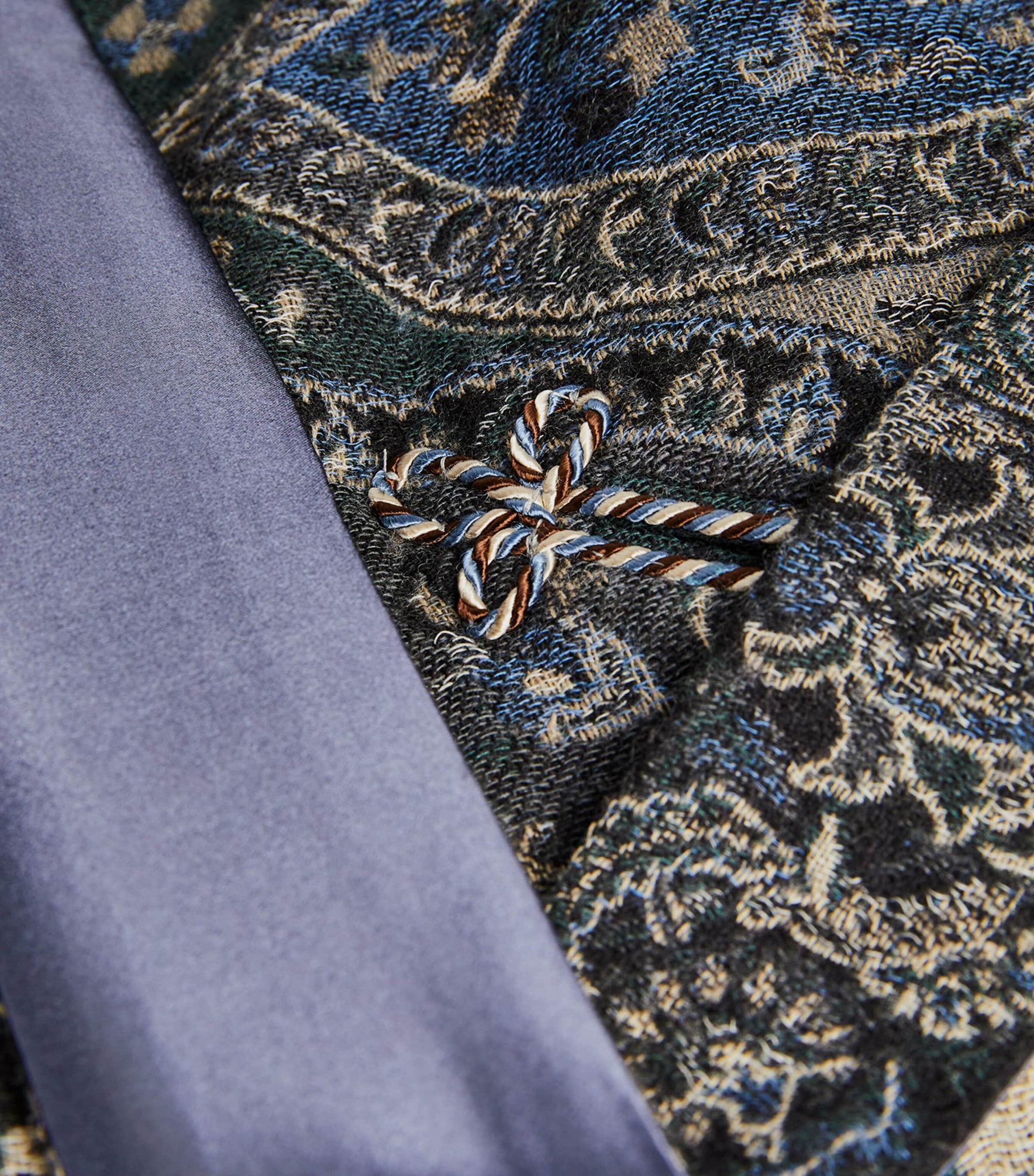 Paisley Jacquard Dressing Gown