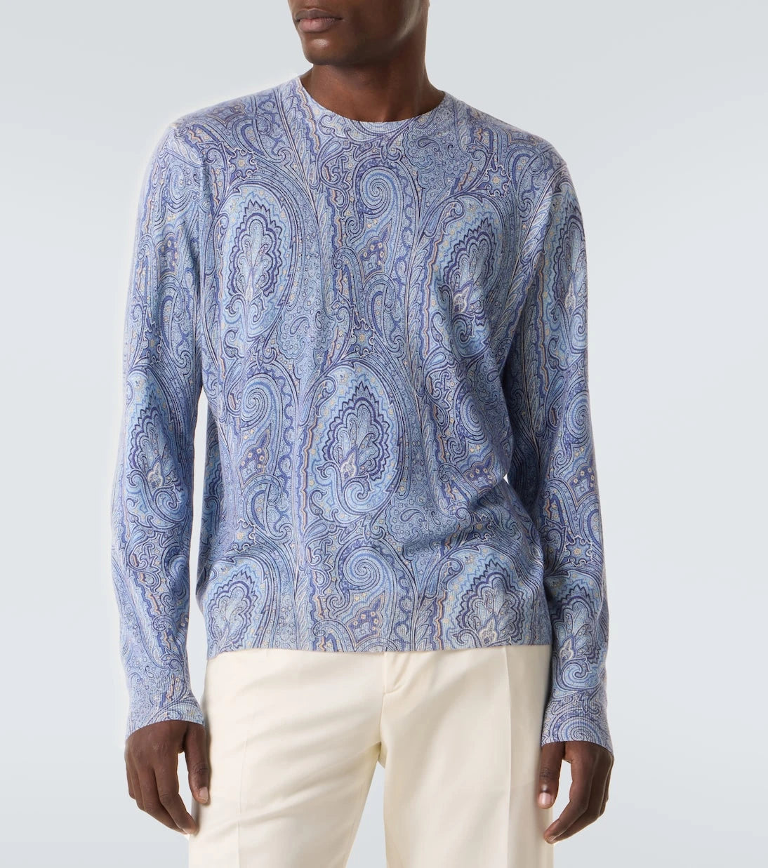 Etro - Paisley silk and cashmere sweater