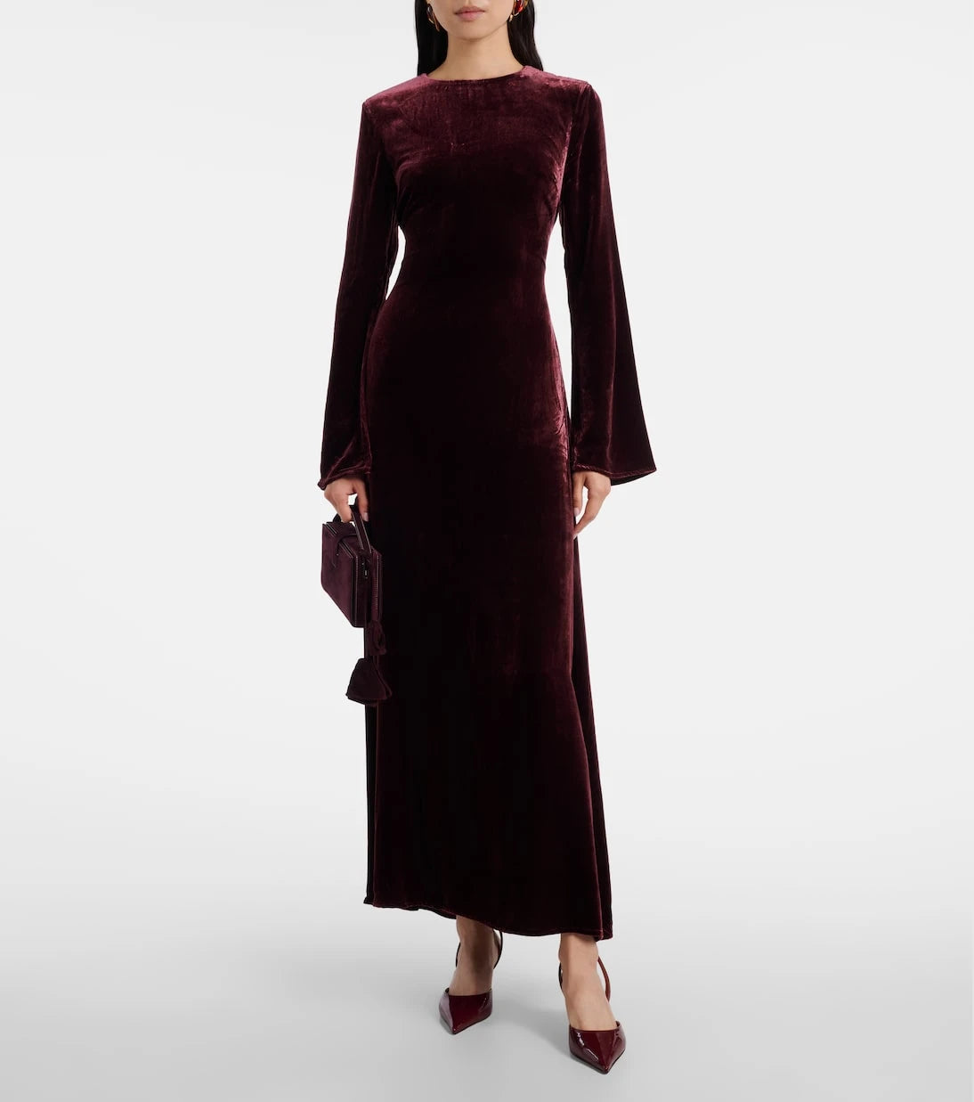 Rotate - Velvet maxi dress