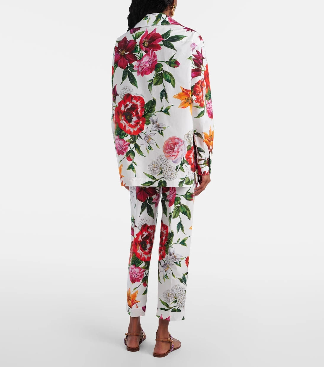 Dolce&Gabbana - Floral oversized cotton shirt
