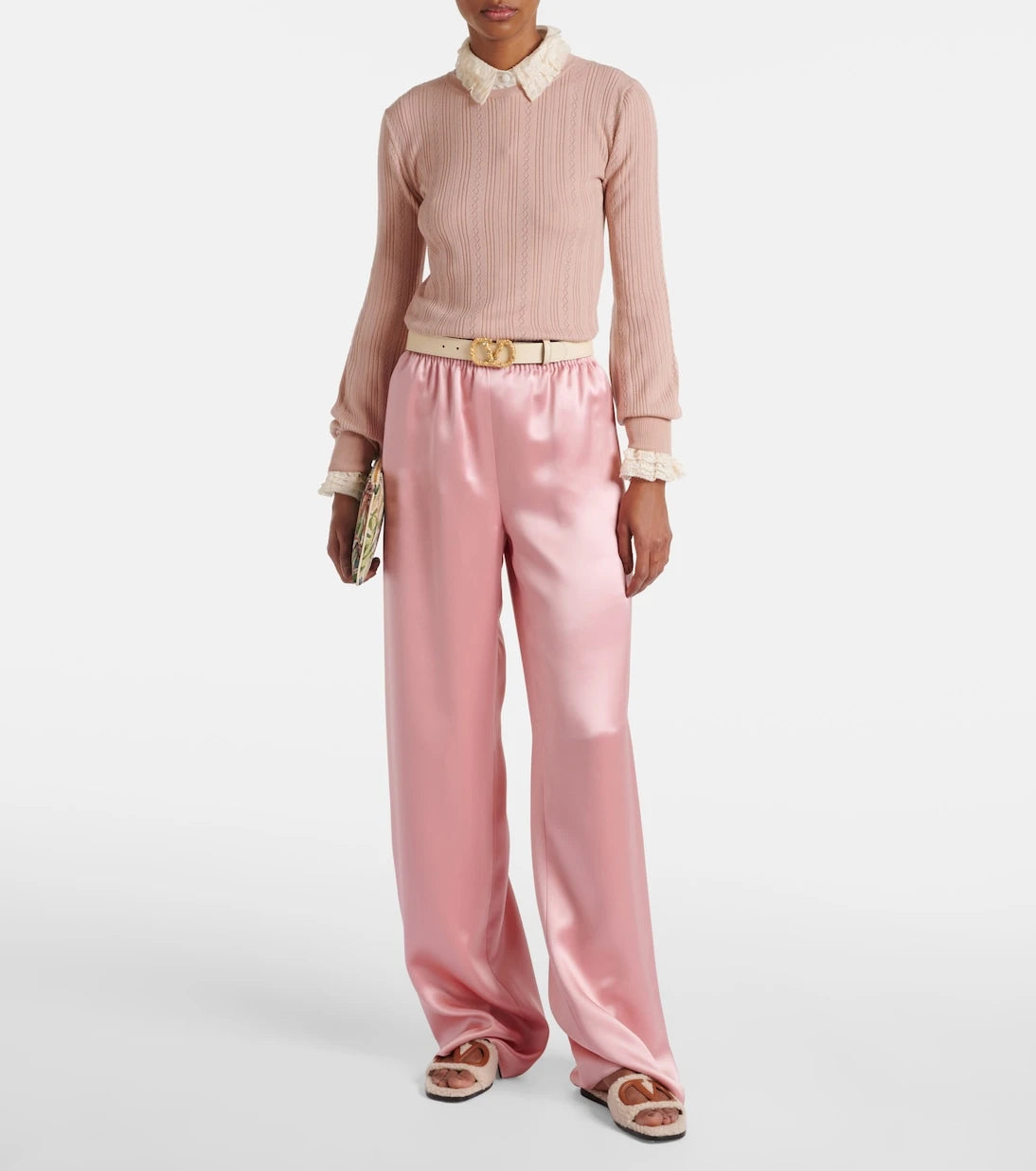 Valentino Garavani - VLogo cutout slides