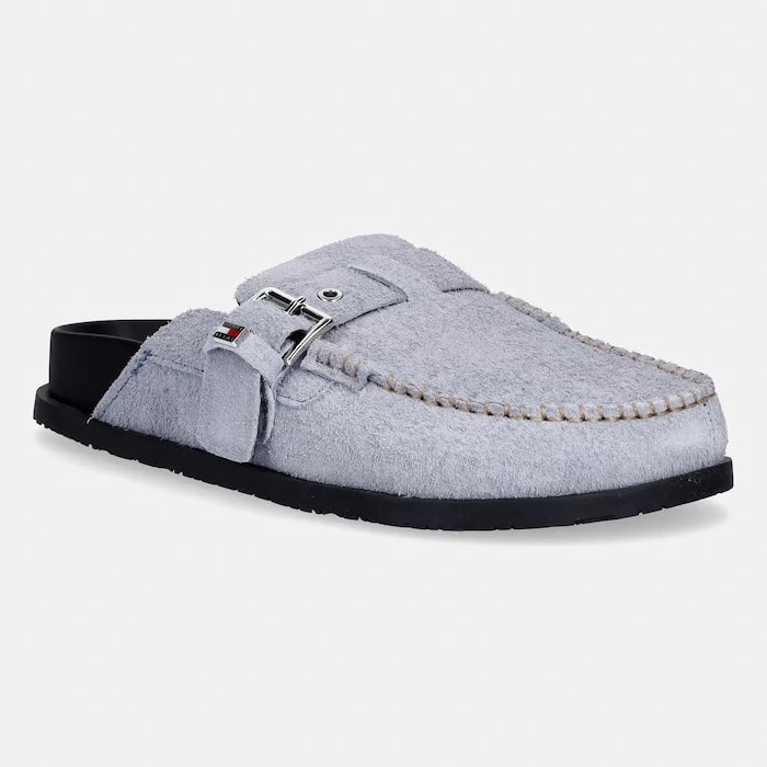 Tommy Jeans Kadın Süet Terlik Sabot TJW COMFORT SUEDE MULE