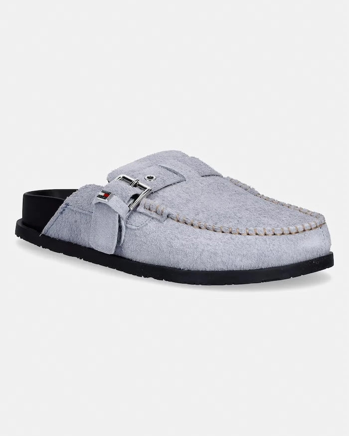 Tommy Jeans Kadın Süet Terlik Sabot TJW COMFORT SUEDE MULE