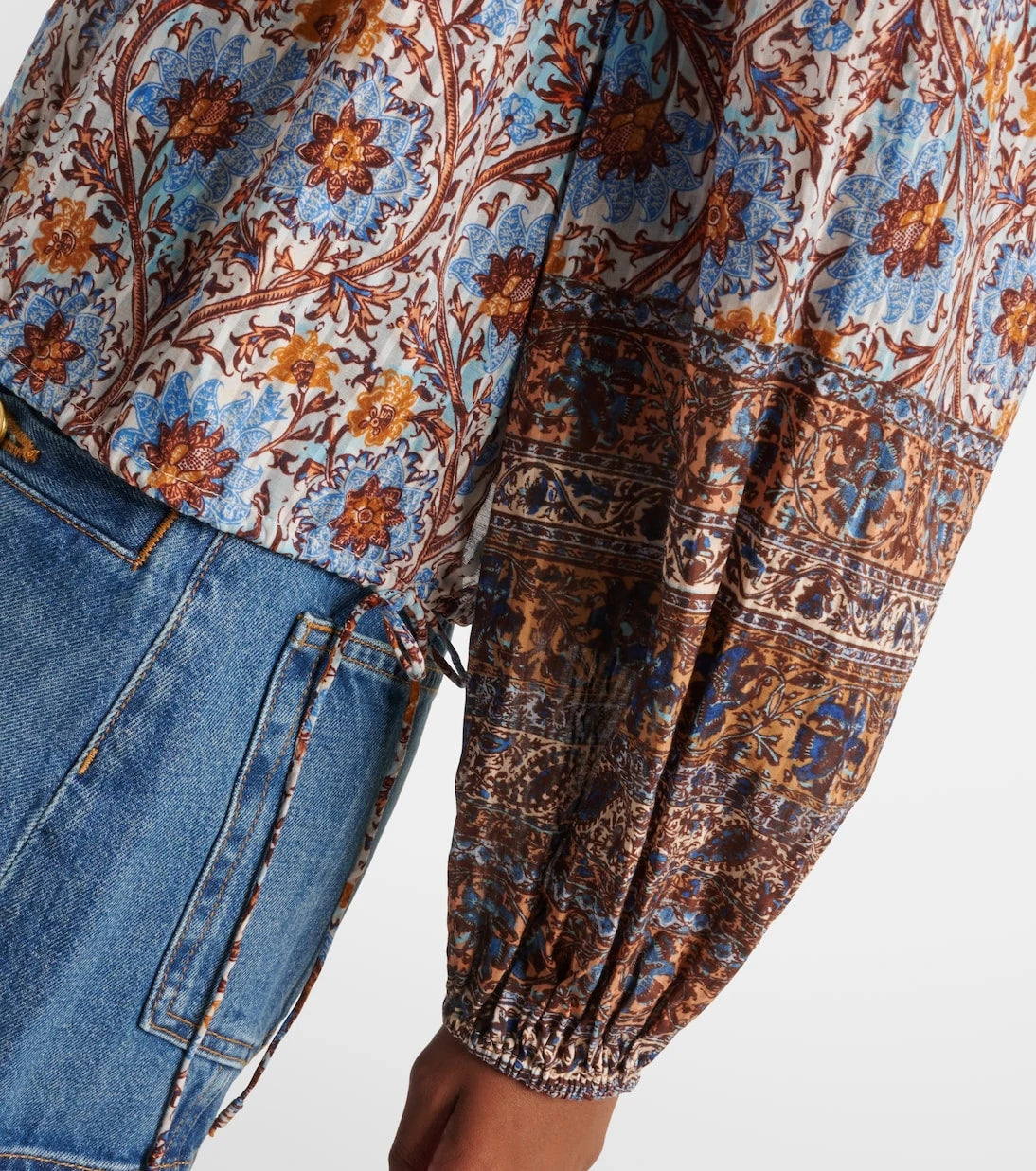 Ulla Johnson - Silva printed cotton-blend blouse