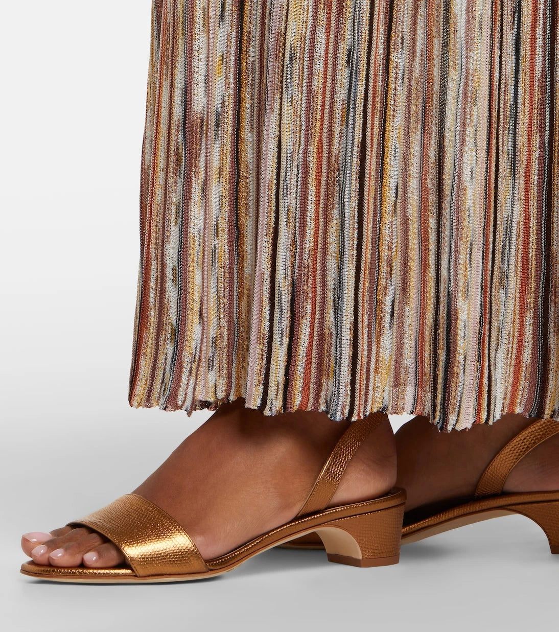 Manolo Blahnik - Patopia leather slingback sandals