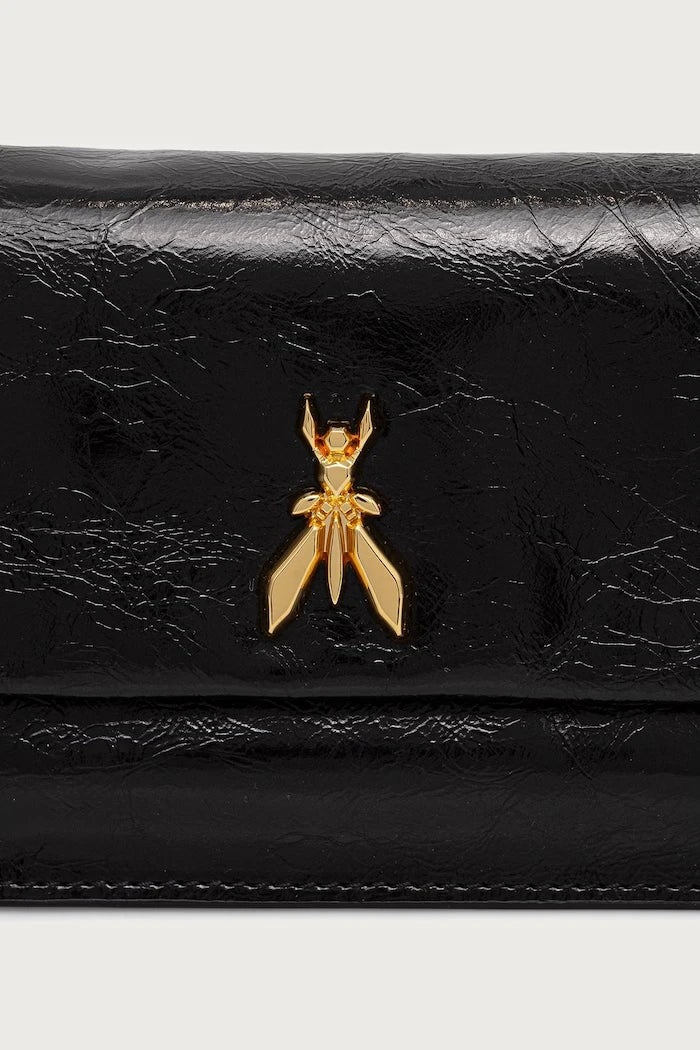 Patrizia Pepe deri kadın crossbody çanta