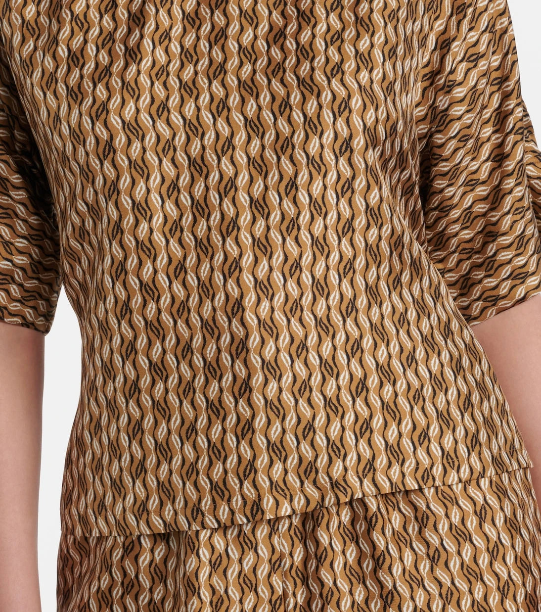 Max Mara - Nordica printed silk blouse