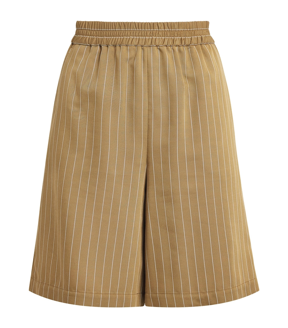 MAX&Co. Yellow Stripe Elasticated Shorts