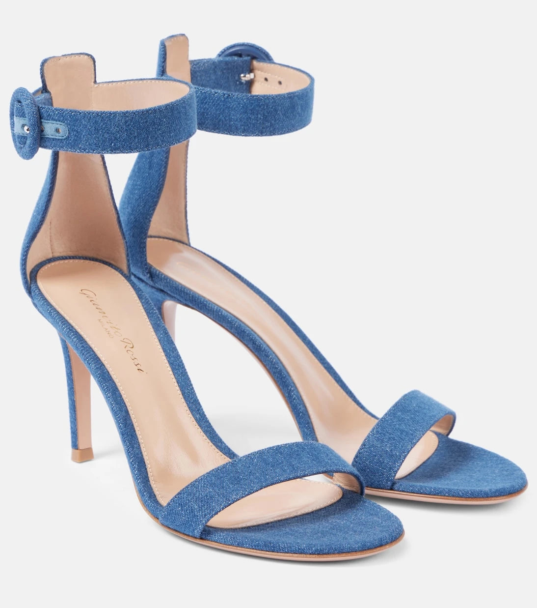 Gianvito Rossi - Portofino 85 denim sandals
