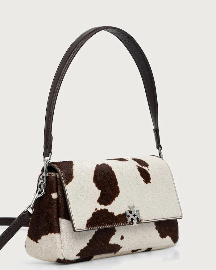 Tory Burch Charlie kadın deri crossbody çanta