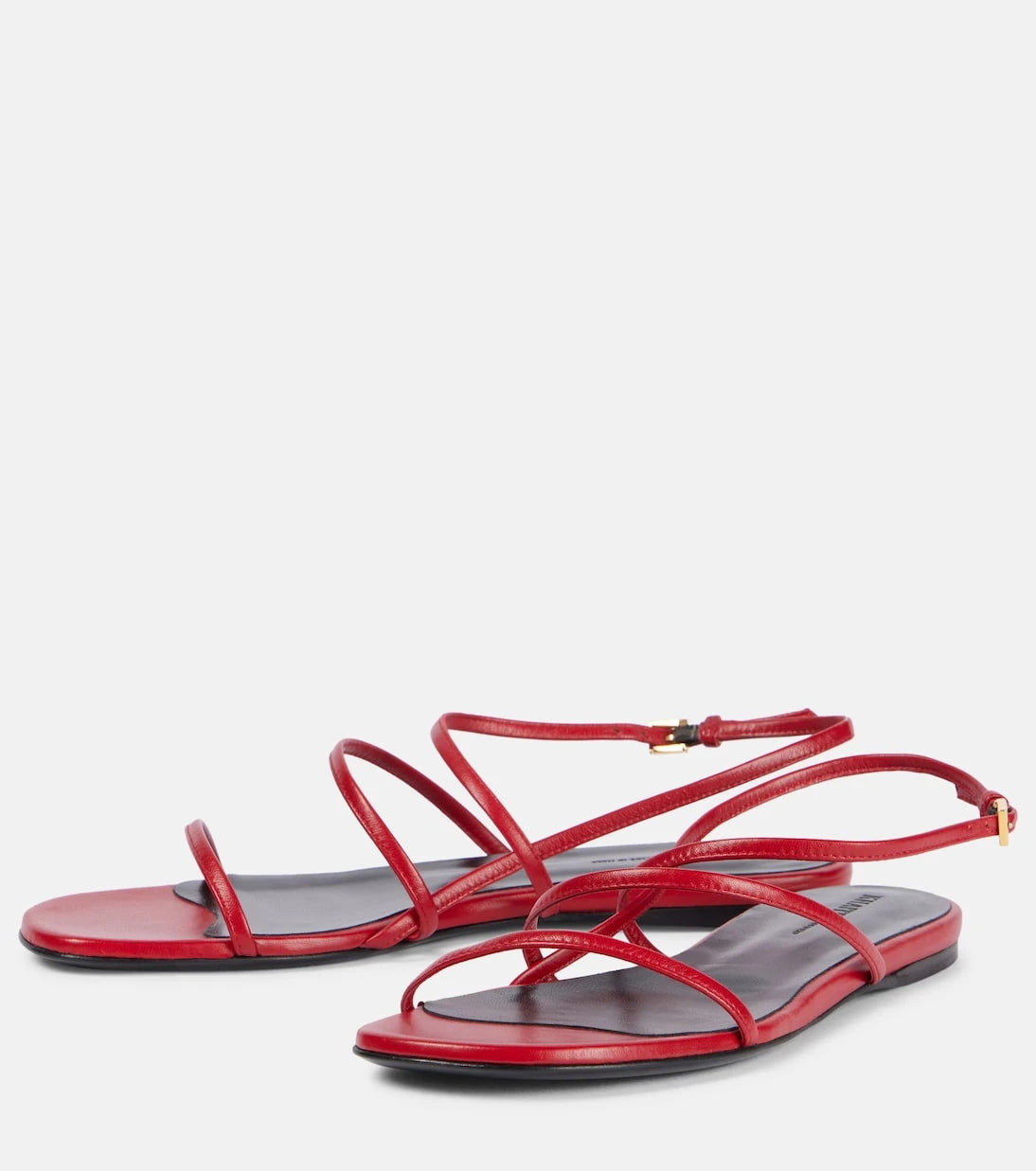 Khaite - Loop leather sandals