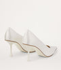 Ivory Ixia 80 Satin Pumps