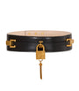 Balmain Black Leather Sync Belt