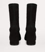 Stuart Weitzman Black Flareblock Heeled Boots 85