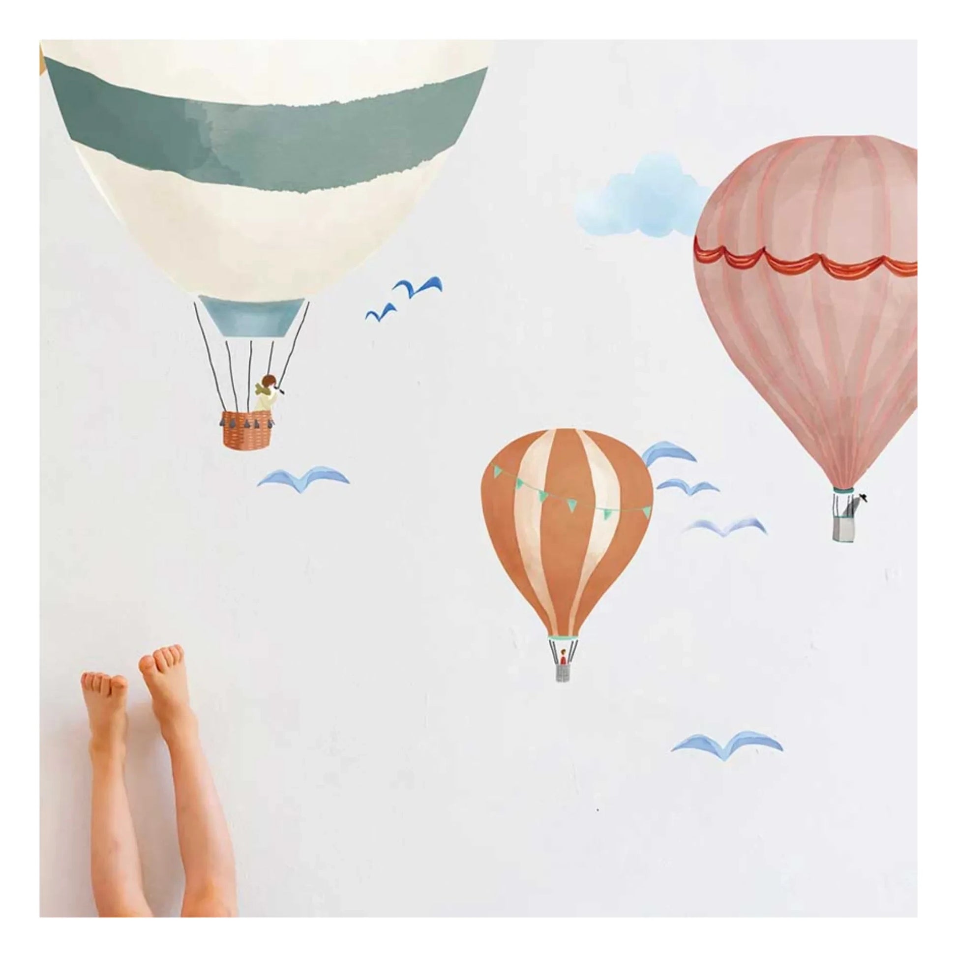 MIMI'lou - Watercolour Hot Air Balloon Sticker