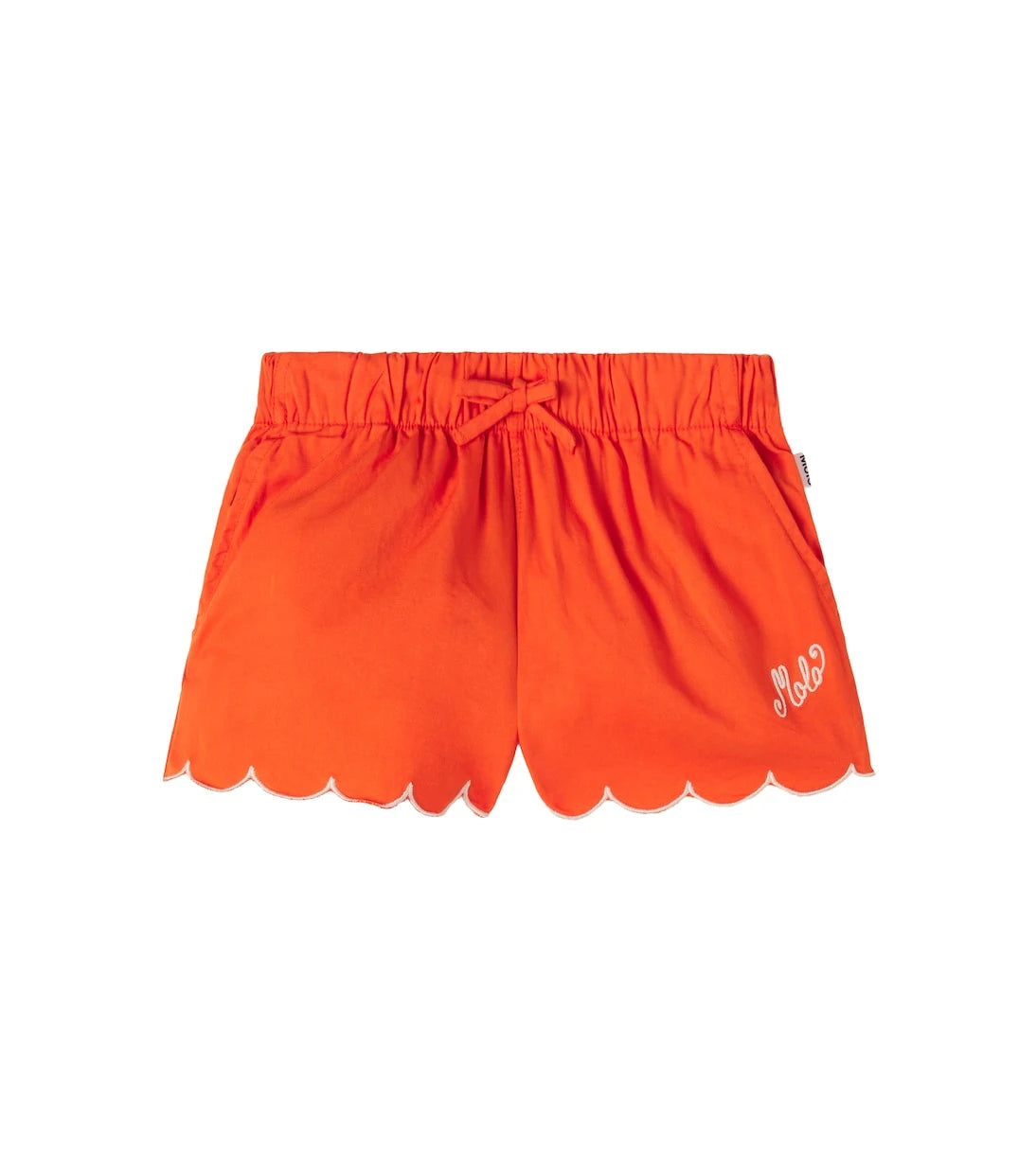 Molo - Addie scalloped cotton shorts
