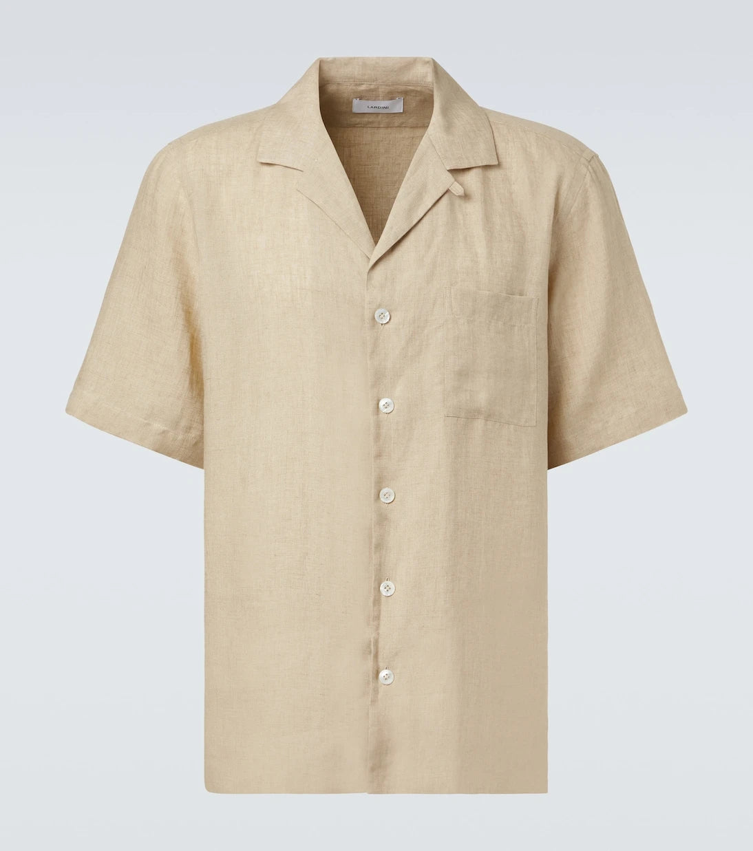 Lardini - Linen bowling shirt