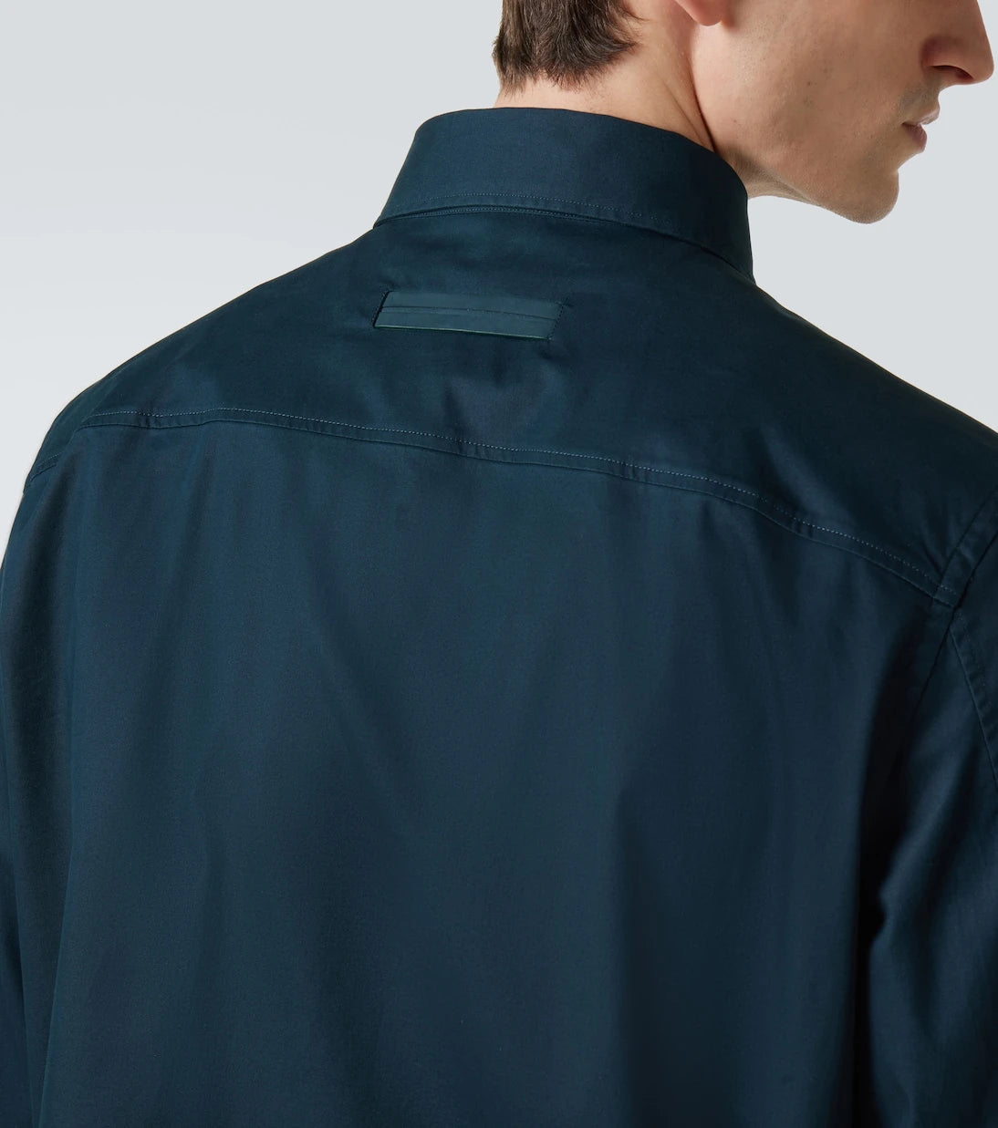 Zegna - قميص علوي من مزيج القطن