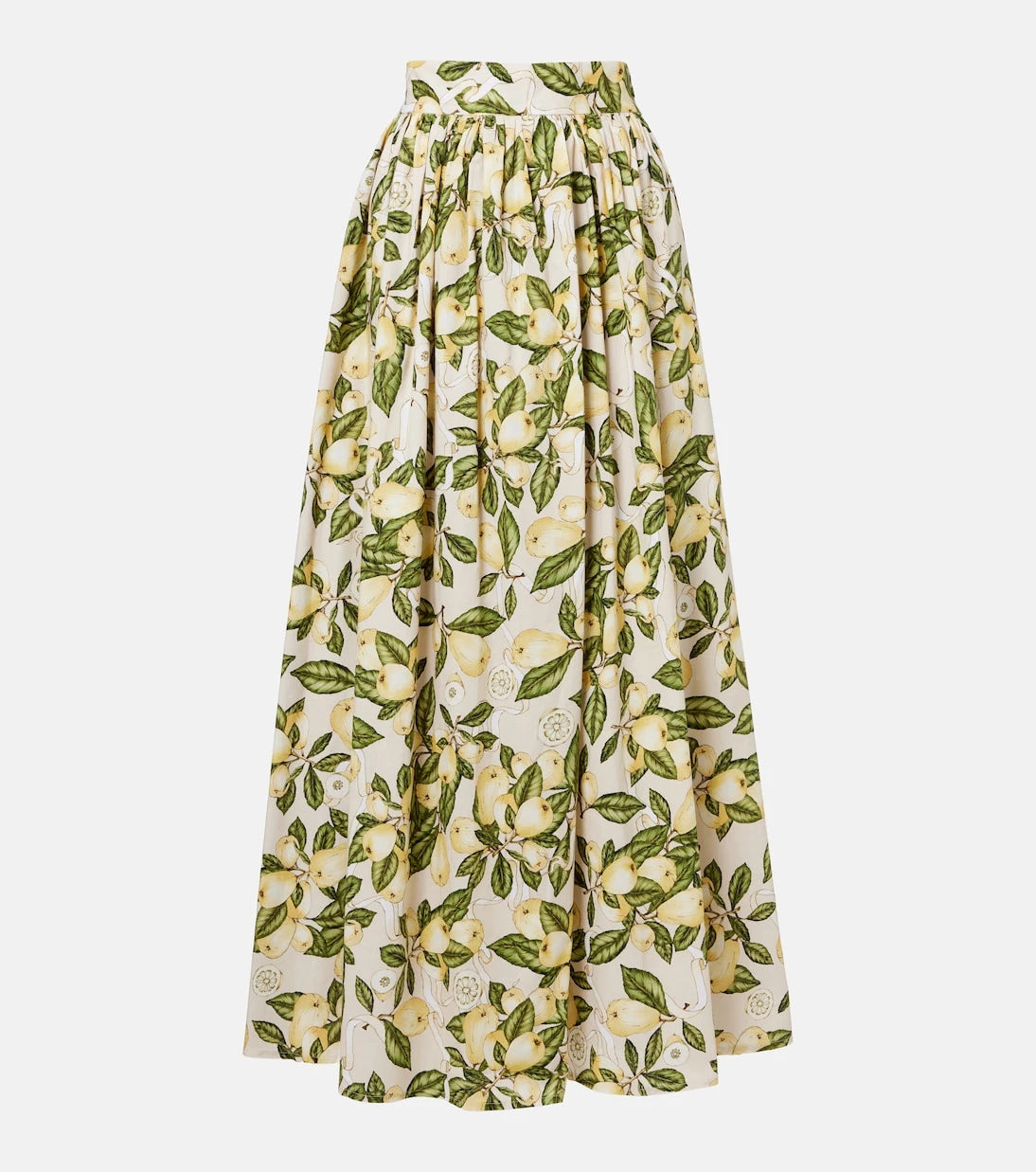 Adriana Degreas - Printed cotton-blend maxi skirt