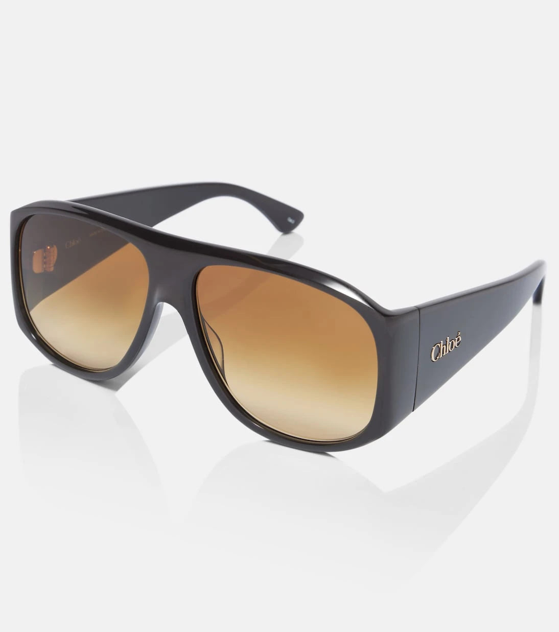 Chloé - Logo oversized sunglasses