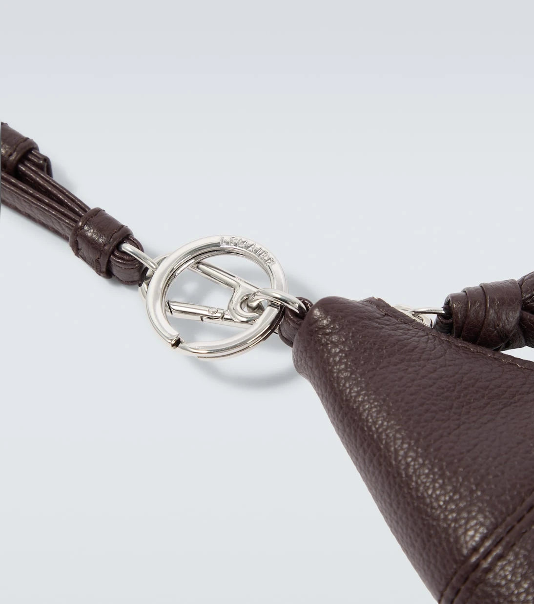 Lemaire - Croissant leather wallet on chain