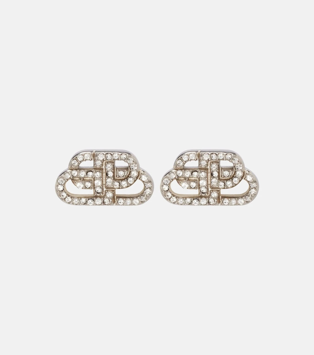 Balenciaga - أقراط BB مزينة