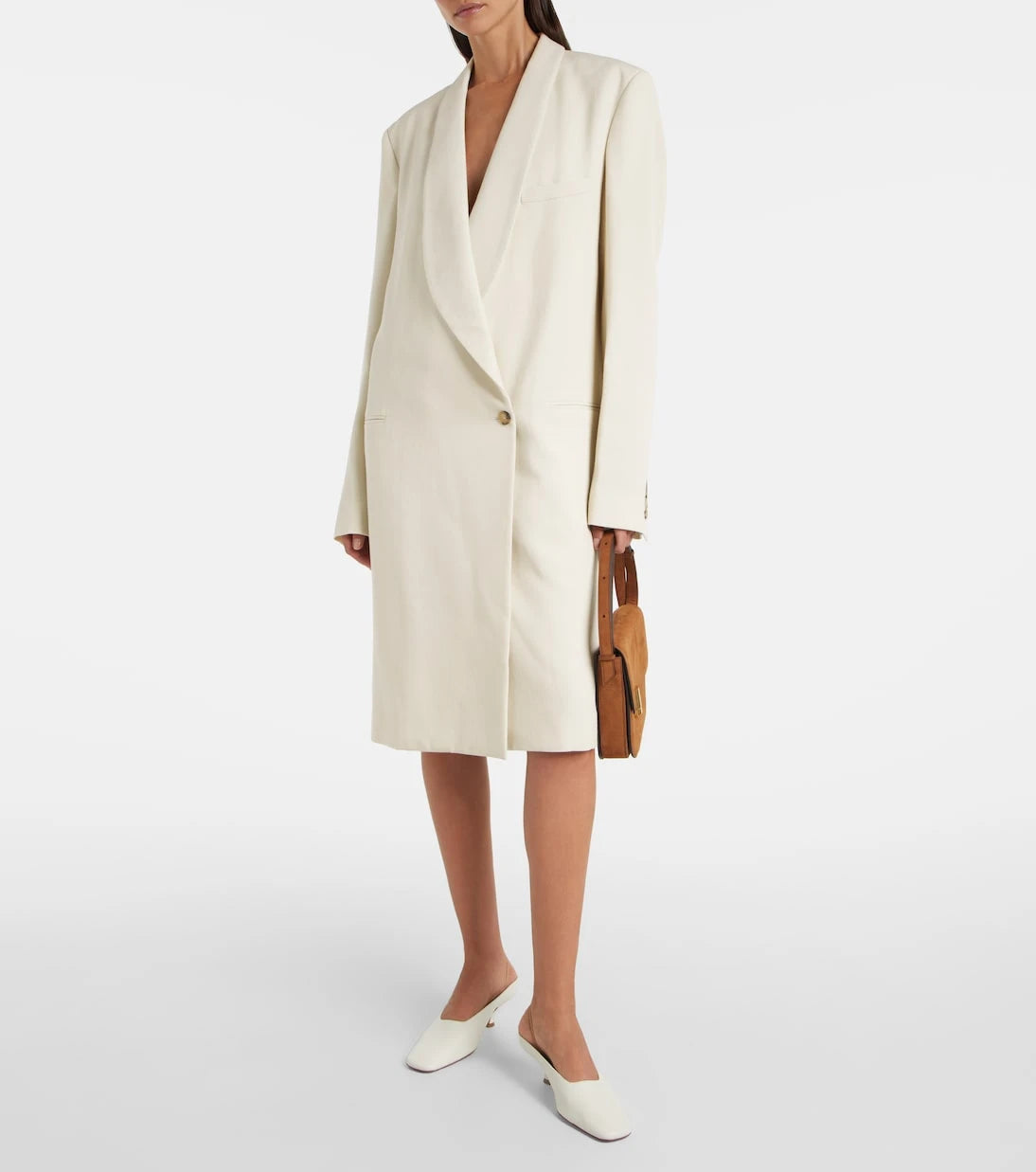 Calvin Klein Collection - Anna leather slingback pumps