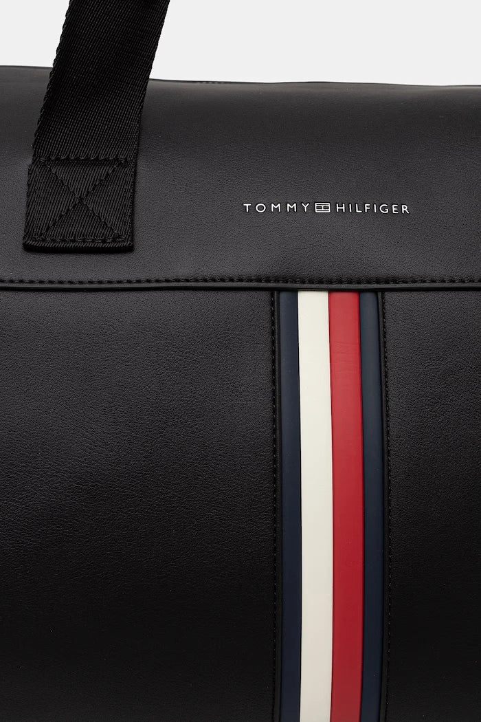 Tommy Hilfiger Erkek Suni Deri Seyahat Çantası