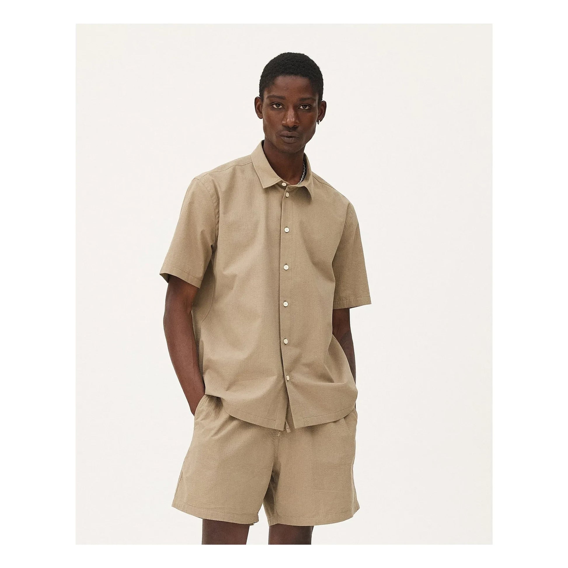 Noyoco - Rio organic cotton shirt | Khaki